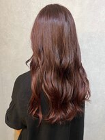 ウィスプ 赤羽店(wisp)&nbsp;うる艶ウェーブパーマ×ショコラブラウン/巻き髪/コテ巻き#1