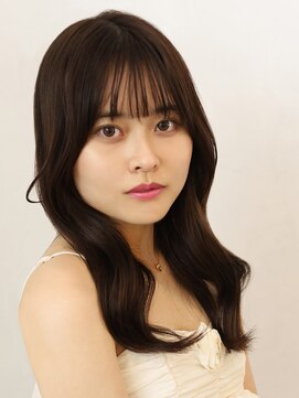 アース クロスガーデン川崎店(HAIR&MAKE EARTH) ストレートバング×韓国風ヘア