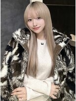 ウィリートーキョー 渋谷(WELLY TOKYO)&nbsp;【まやりんカラー】10代20代ブリーチありミルクティベージュ