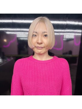 キジ(KIJI) ミニボブ/マイクロボブ／ホワイトミルクティー／ミルクティー