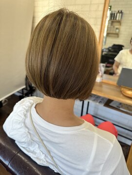 ライフ 星田店(Lyfe) イメチェンミニボブショートカット_ミルクティーアッシュ_255