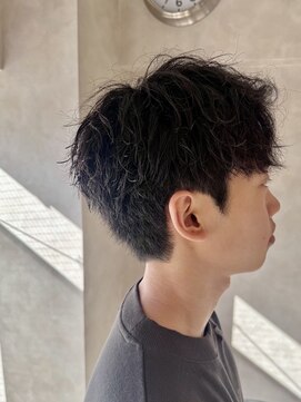 オーパーツ(OOPARTS) メンズショートパーマ×ピンパーマ