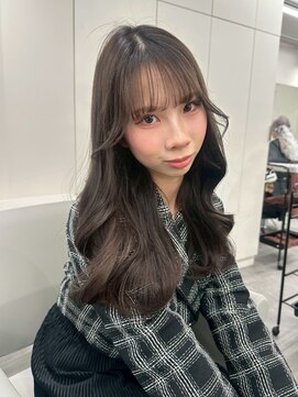 ベレーザ 渋谷(BELEZA) 13354黒髪くびれヘア髪質改善レイヤーカット韓国風巻きワンホン