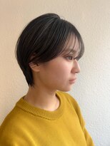 イマ 名駅店(ima)&nbsp;マッシュショート×グレージュハイライト