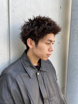 ニコ トウキョウ ロジック(nico TOKYO Logic) スパイキーショート　アップバング　ピンパーマ