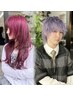 【中屋指名】カット+ケアブリーチ＋カラー+トリートメント￥18,000