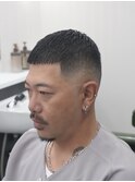 一宮クロップスタイル×スキンフェード大人ワイルド