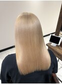 Solisの髪質改善で美しきブリーチ毛に♪