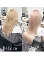 あるじゃんすー 千葉店 ピンクブロンド#シールエクステ#イメチェン#レイヤーロング#千葉