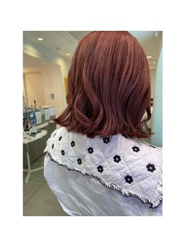 ニューヨークニューヨーク 大久保店(NYNY) 【ハイダメージ徹底補修】ケアブリーチでピンクオレンジカラー