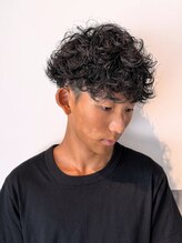ノイセル 西本町(Noisyle) 海外風外国人風パーマ刈り上げシャドウパーマサーフカールメンズ