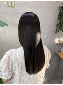 ナチュラル美黒髪ロング
