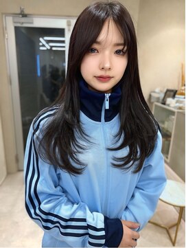 ロンド マーレ 天神大名店(Lond mare) オリーブグレー　グレージュ　縮毛矯正　暗髪カラー　レイヤー