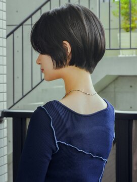 オーレント(AULENT) くびれショート・ボブ/丸顔/前髪なし/絶壁解消/20代/30代/長め