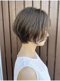【 ショート初挑戦でも似合う 】抜け感ナチュラルショート