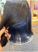 ぱつっとインナーカラー◎