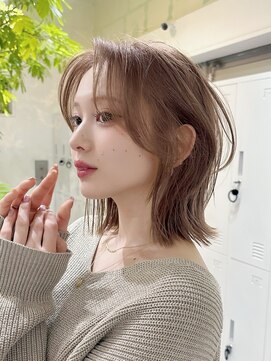 メゾンアクア 表参道(Maison ACQUA) Yレイヤーボブ/ミディアムハッシュカット/シャギー/レイヤー