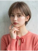 ショートボブ髪型20代30代40代50代丸顔面長越谷