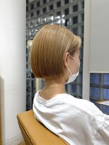 クラップス 金沢文庫店(CLAPS) ワンブリーチで作るミルクティベージュ