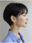 2way 耳掛けショート ショートヘア　ショートボブ　黒髪ショート