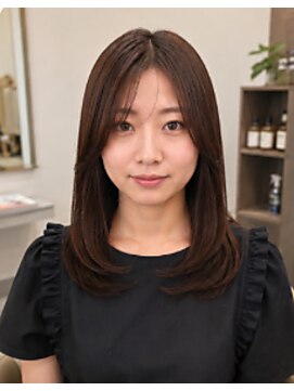 ヘアアトリエ ナイン(hair atelier nine) ダークパープル/ナチュラルショート/ミルクブラウン/夏/福島市