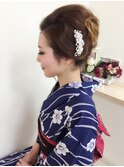 Pinky☆夜会巻き風アップ