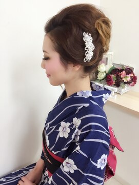 ヘアーセットサロン ピンキー(Hairset Salon Pinky) Pinky☆夜会巻き風アップ