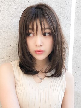 アグノス 青山(Agnos) 大人可愛いゆるふわストレート　小顔 美髪 アッシュブラウン