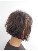 サロン マーニ(salon m ni)&nbsp;ショートボブ×アッシュベージュカラー