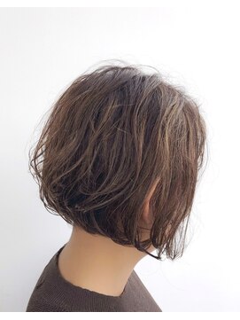 サロン マーニ(salon m ni) ショートボブ×アッシュベージュカラー