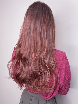 フロート 小阪店(float) ピンクべージュ_耳かけ,毛先パーマ,イメチェン