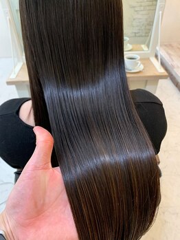 ブリエ(briller)の写真/紫外線による乾燥のケアにも◎話題の《魔法のバブルヘアエステmarbb》で髪本来のうるさらな美髪へ♪[高松]