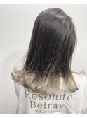 裾カラーベージュ　ヨシンモリ