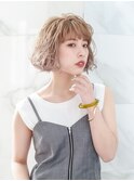 【AUBE HAIR】エアリーハイトーンボブ