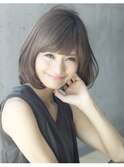 【小鳥居】シルキーベージュ大人可愛いボブショート前上がりボブ