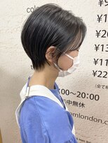 モリオ フロム ロンドン サッポロファクトリー店(morio FROM LONDON) 【morio】札幌ショート　黒髪くびれショート