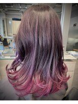 キャラ シャローネ 池袋(Chara Chalone)&nbsp;資生堂カラーミューズ/グラデーションピンクラベンダー/春カラー