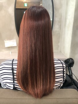 ソイルバイロミー(soil by ROMMY) 【髪質改善】でツヤ髪★大人のピンクベージュ/横浜髪質改善