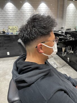 ボルド(MEN'S HAIR SALON BORDO) フェード×ツイスパ×ジェットモヒカン
