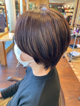 浪漫館 サンク(CINQ) 大人世代ショートへア＠岩下10/30