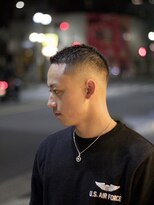 キングスマントーキョー 府中店(KINGSMAN TOKYO)&nbsp;ツーブロックマッシュ/波巻き/ハイライト/束感<理容室><府中駅>