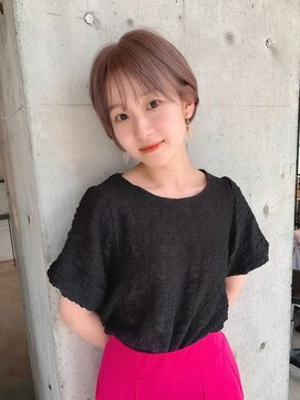 ラヴィズム(LUVISM) ショートカット丸みショート耳掛けひし形小顔 10代20代30代