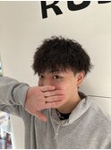波巻きパーマ