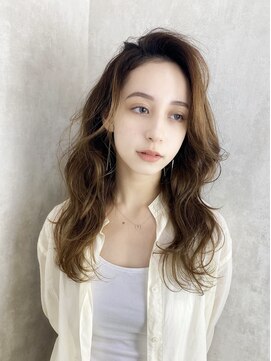 アールクリップ 表参道(arclip) サラ艶ロングレイヤーカットサイエンスアクア髪質改善韓国ヘア