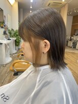 スノードロップ 高円寺店(Snowdrop)&nbsp;黒髪/グレーベージュ/レイヤーロング/前髪パーマ/高円寺