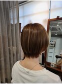 20代30代40代小顔ハンサムショートアッシュブルーブラック