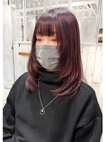 レイラバイアフロート 吉祥寺(Lila by afloat)&nbsp;たっぷりレイヤー/ロングレイヤー/ピンクブラウン