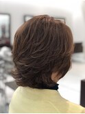 外ハネスタイル