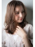 シアカラーくせ毛風カールヘルシースタイルw上尾20代30代40代