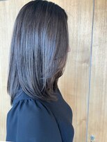 フレイムスヘアデザイン(FRAMES hair design)&nbsp;大人っぽいミディアムレイヤー×モノトーングレージュ